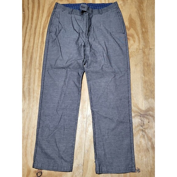peter millar Pant Men 34 Cotton Gray @M7 Trouser Slack